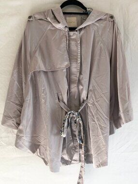 Modcloth "French Quarter Explorer" Taupe Twill Cape Size XL